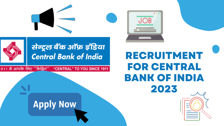 Central bank of India Jobs